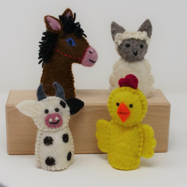 Wool Finger Puppets Farm wb3 square